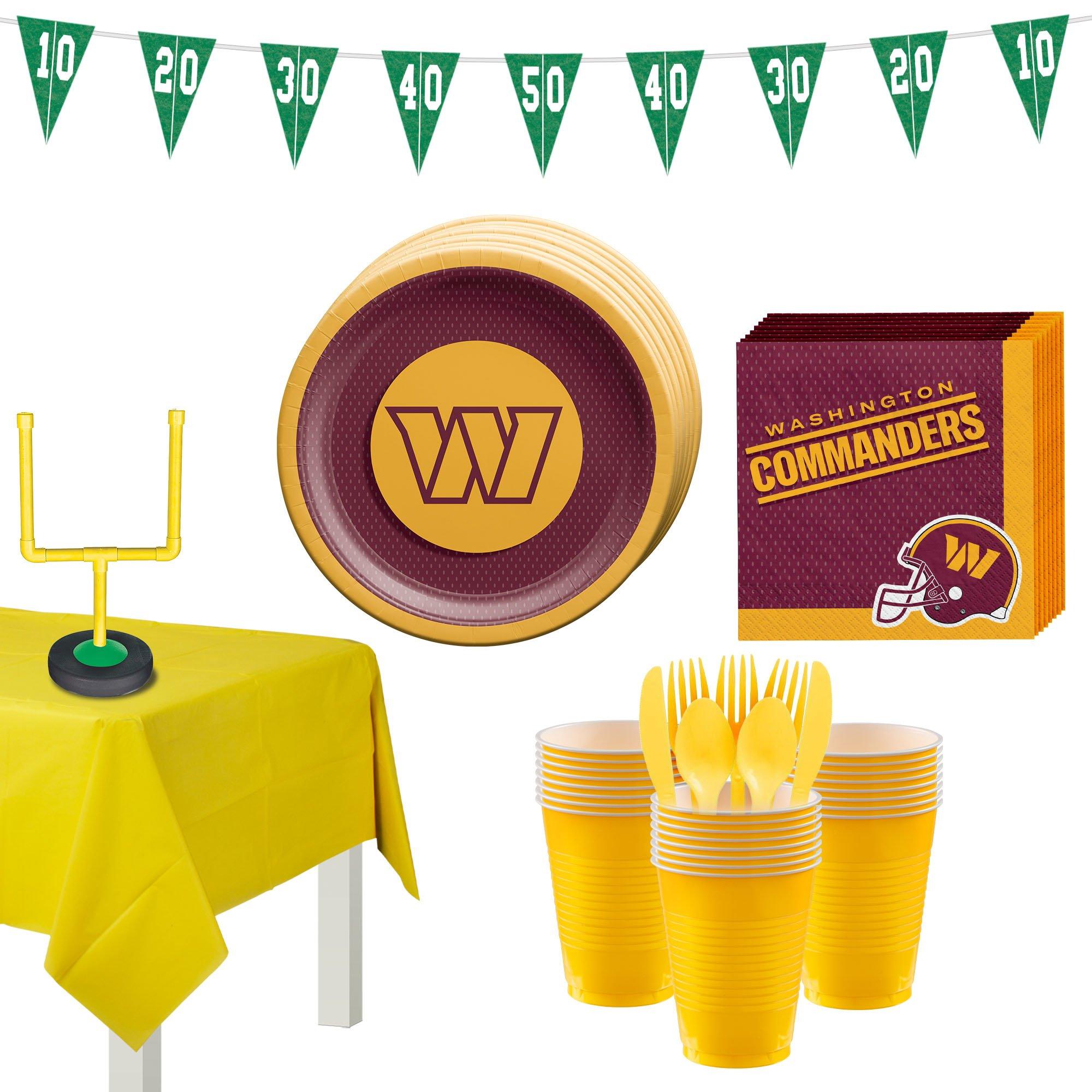 Washington Commanders Party Supplies Pack